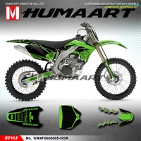 humaart personalised stickers motorcycle vinyl decals for kx250f kx450f kxf 250 450 2006 2007 2008