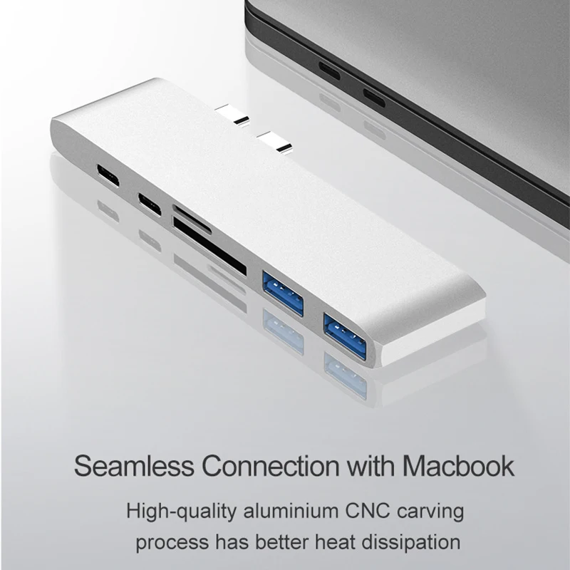 USB-хаб с кардридером для Macbook Air Pro USB Type C 3 0 | Компьютеры и офис