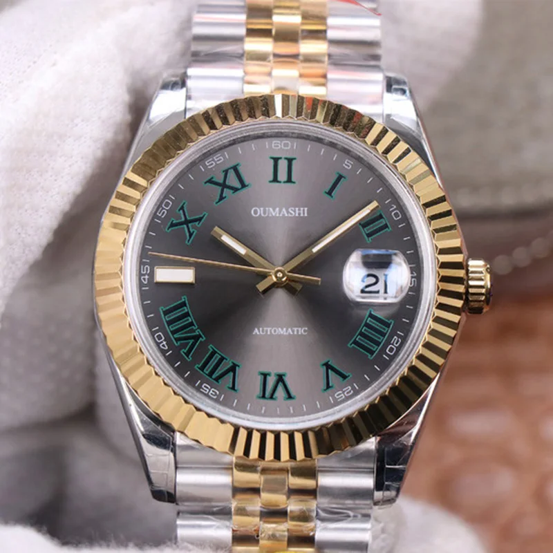 

41mm automatic mechanical watch for the Men's watches men 904L stainless steel Sapphire glass water proof 2