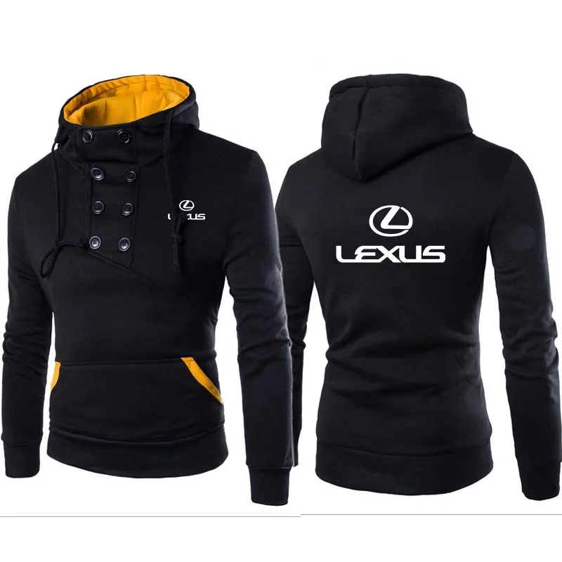 

Men's Hoodie Lexus Car Logo Print Autumn Winter Casual Hip Hop high quality cotton Collocation Solid color Men's sweatshirt