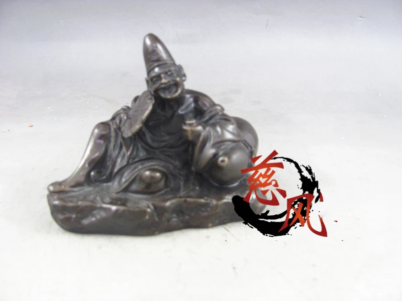 Китайская медная статуя Цзи Гонг Fengshui из старой коллекции | Дом и сад