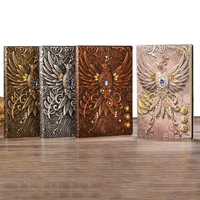 campaign journal with 3d cthulhu embossed leather cover 200 blank pages a5 notebook great rpg notepad for gm player
