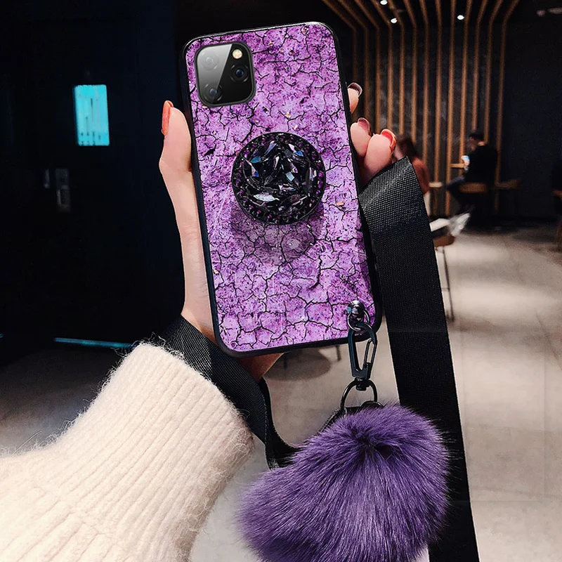 Чехол для iPhone 12 Mini 11 Pro X XS MAX XR 7 8 Plus роскошный чехол с мраморным блеском и