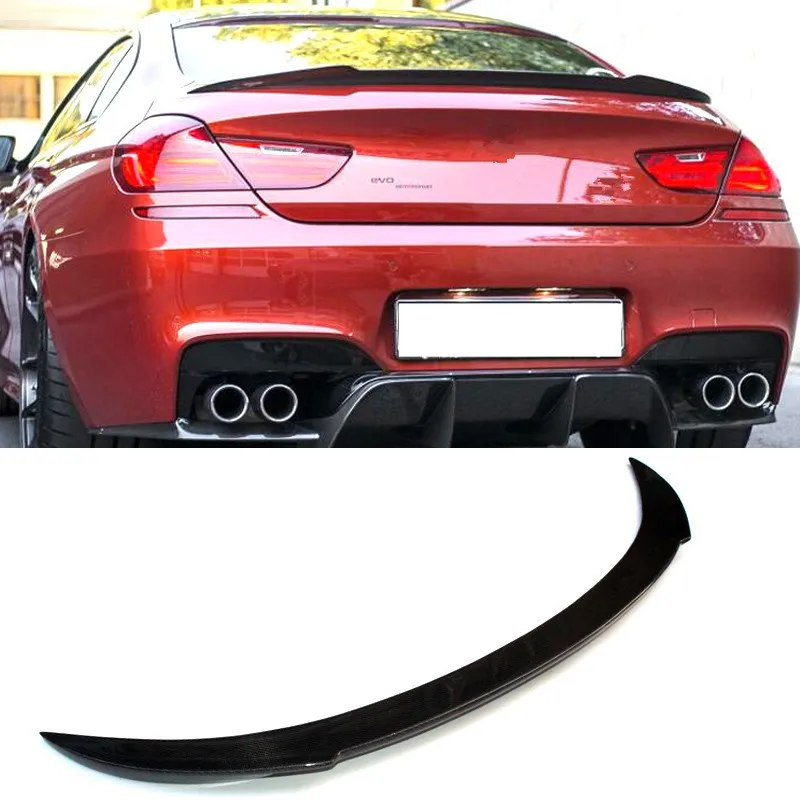 V образный задний спойлер для багажника из углеродного волокна BMW 6 серии & M 2 Door F06
