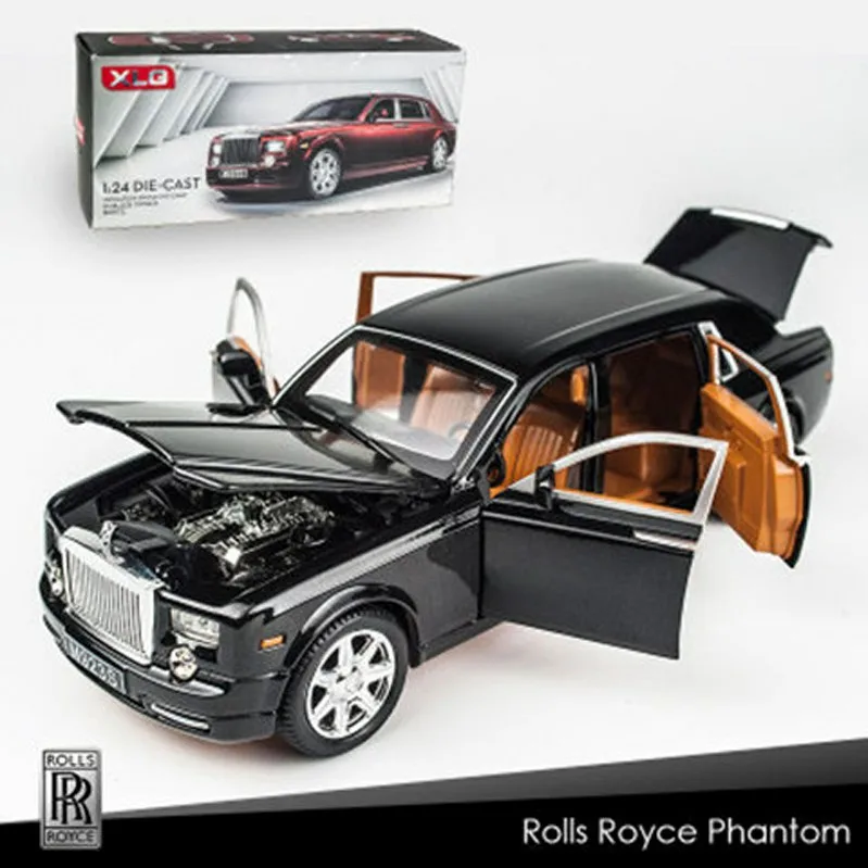 Роскошная модель автомобиля из сплава 1:24 длина 20 см улучшенная дисплея с 6