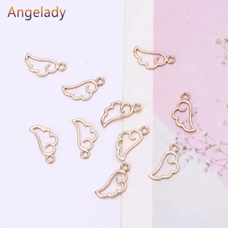 10 шт. Крыло ангела подвеска на металлическом каркасе установка в открывую рамку