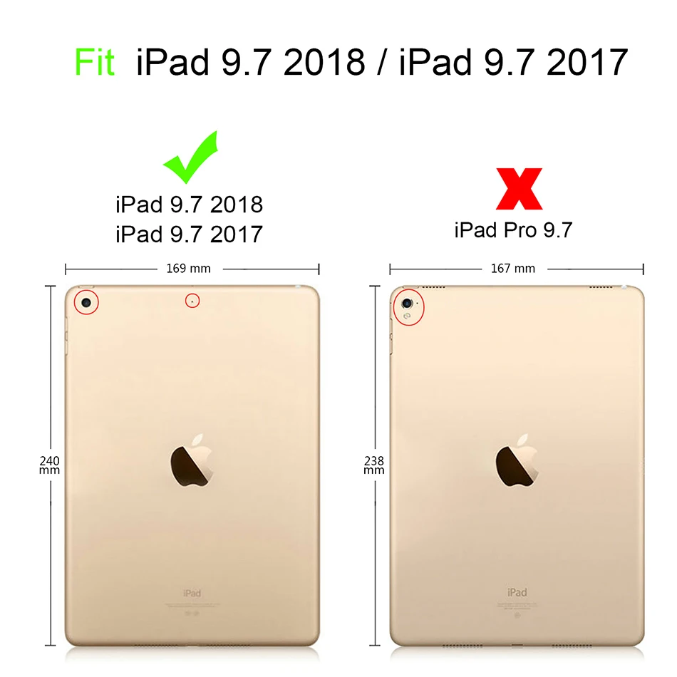 MTT для iPad 9 7 дюймов Чехол 2017 2018 Выпуск тонкий из искусственной кожи флип стенд