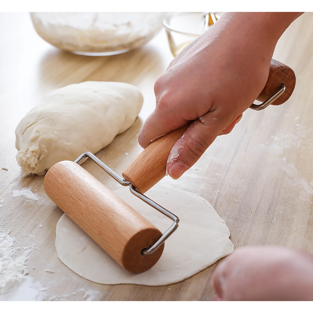 

SALE Rolling Pin Pastry and Pizza Baker Cookies Crush Baking Roller Crackers Kitchen Utensils Nuts Wooden Bakeware Kitchen Home