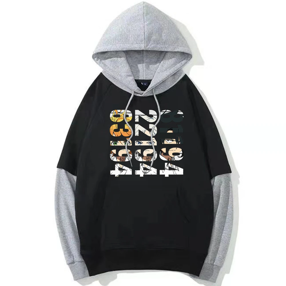 

The Promised Neverland Hoodies Unisex Top Printed Loose Casual Hoodie Men Women