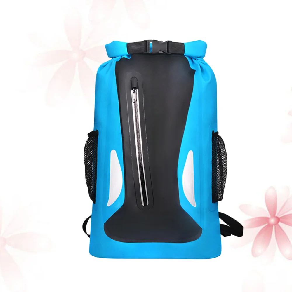 

Outdoor Rafting Backpack Portable Bag Beach Rafting Waterproof Bag Multi-functional Storage Pouch Sundry Storage Bag (Blue)