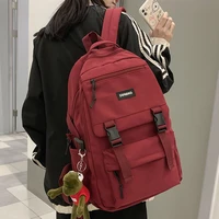 dcimor new large capacity multiple pockets waterproof nylon backpack men and women insert buckle travel bag unisex schoolbag