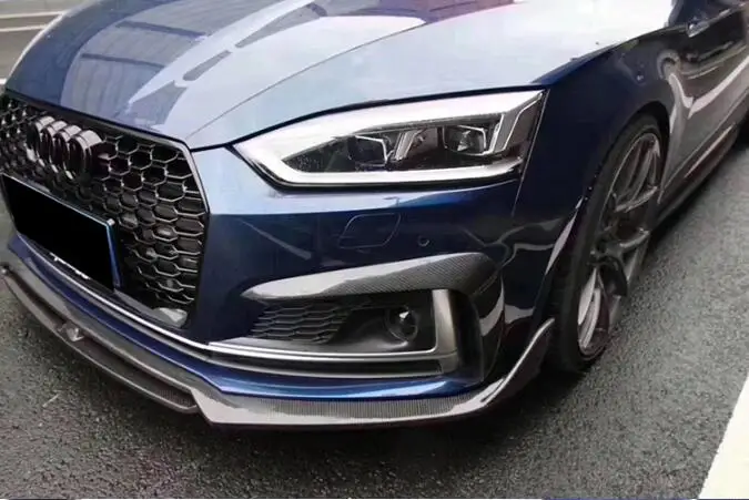Диффузор для бампера переднего и заднего из углеродного волокна Audi A5 S5 RS5 2017 2018 2019