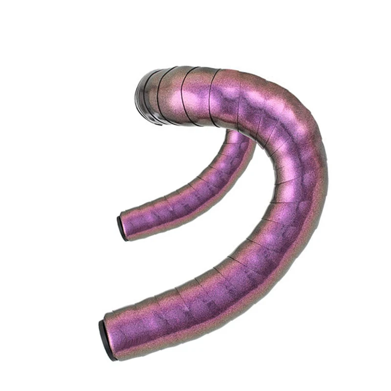 

Road Handlebar Strap Bicycle Color-changing Handlebar Strap Color Aurora Gradient Sweat-absorbent Non-slip Curved Handle Strap