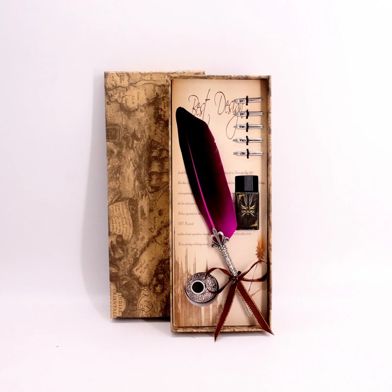 Европейская ручка для коротких волос письма Канцтовары Подарочная коробка