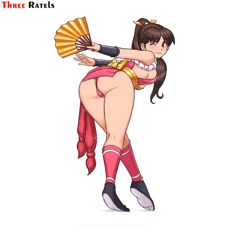 

Три Ratels A297 аниме Танцующая девочка Shiranui Mai наклейка истребитель s для кузова автомобиля виниловая Водонепроницаемая индивидуальная наклейк...