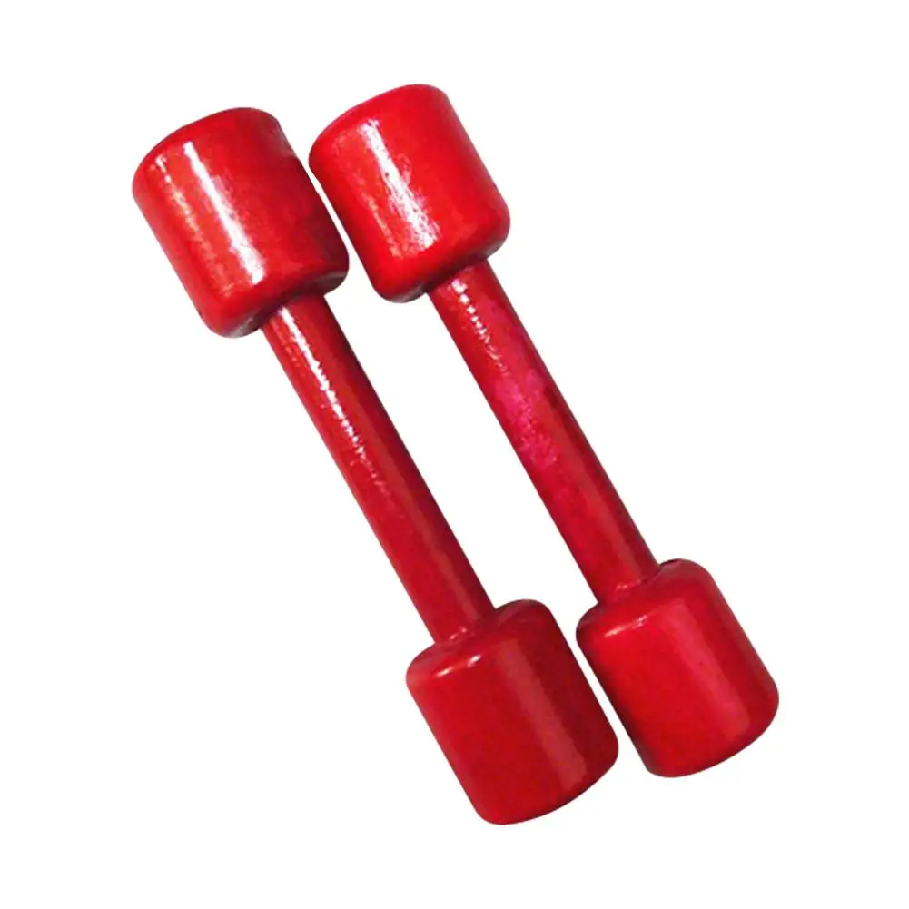 2 шт деревянные гантели для фитнеса Спортивное снаряжение тренировки прочные
