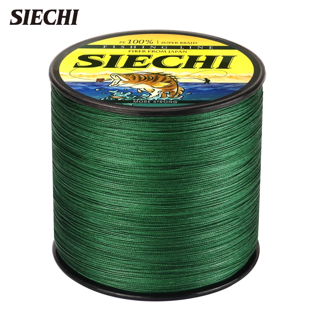 

SIECHI Wholesale 300/500 /1000Meters 8 Strands Braided Fishing Line Super Strong PE Line