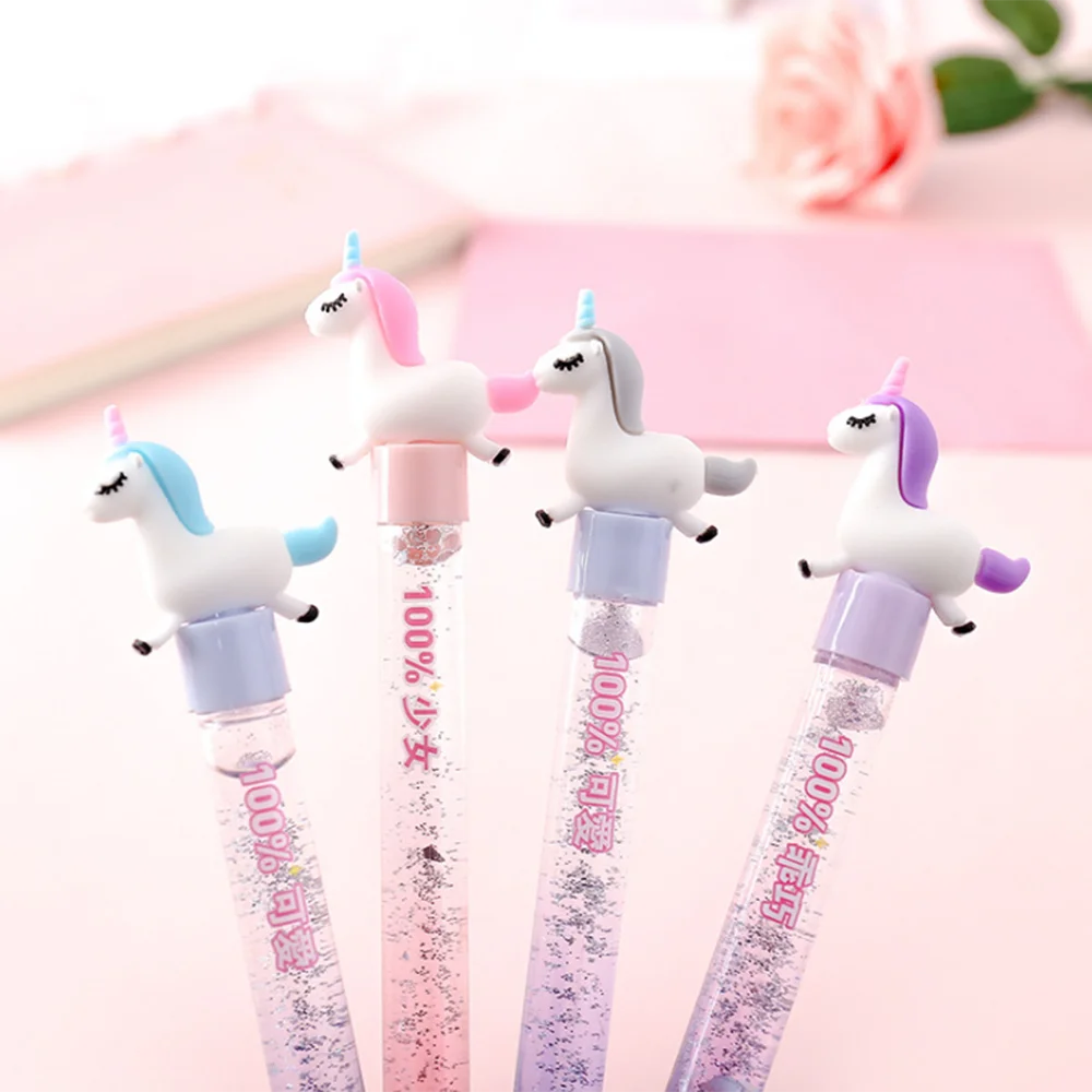 Симпатичные 0 5 мм шариковая ручка с изображением лошади сыпучего песка Обувь