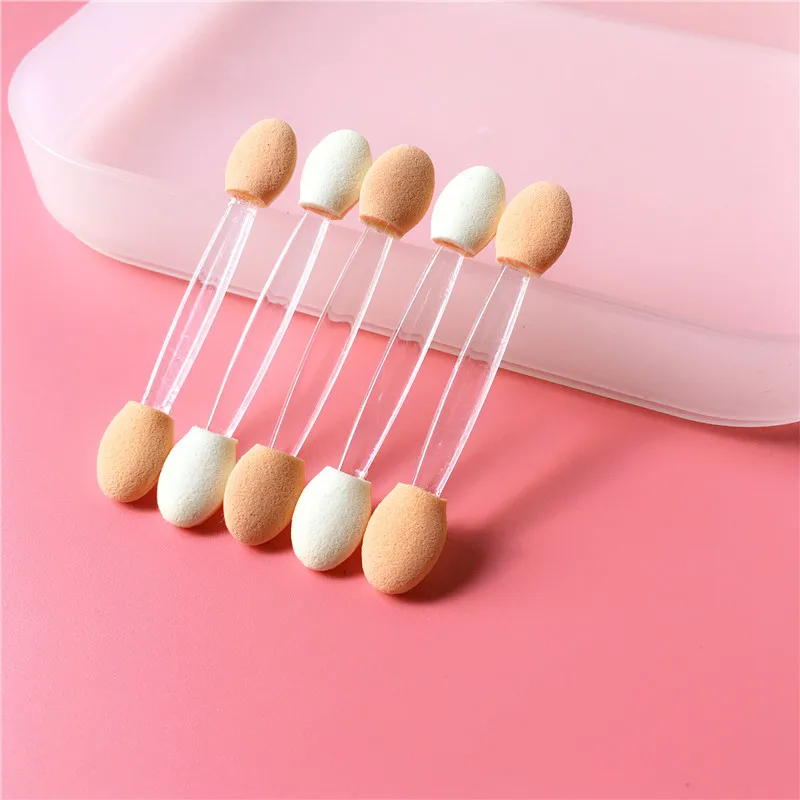 100 шт. латексная губка Материал с двойной головкой одноразовые кисти для макияжа