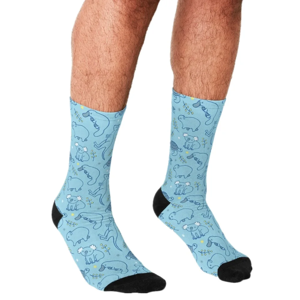 

2021 Funny Socks Men harajuku Winter magic Socks Printed personality Happy hip hop Novelty Skateboard Crew Casual Crazy Socks