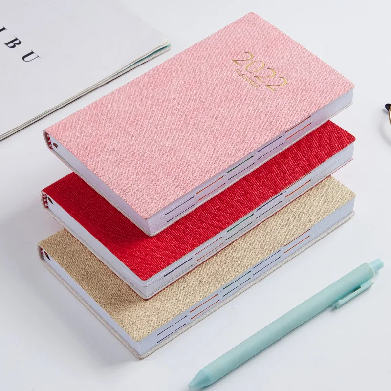 

A6 English Schedule Book 2022planner Plan Book Cross-border Foreign Trade Efficiency Manual Notebook Kawaii Diary