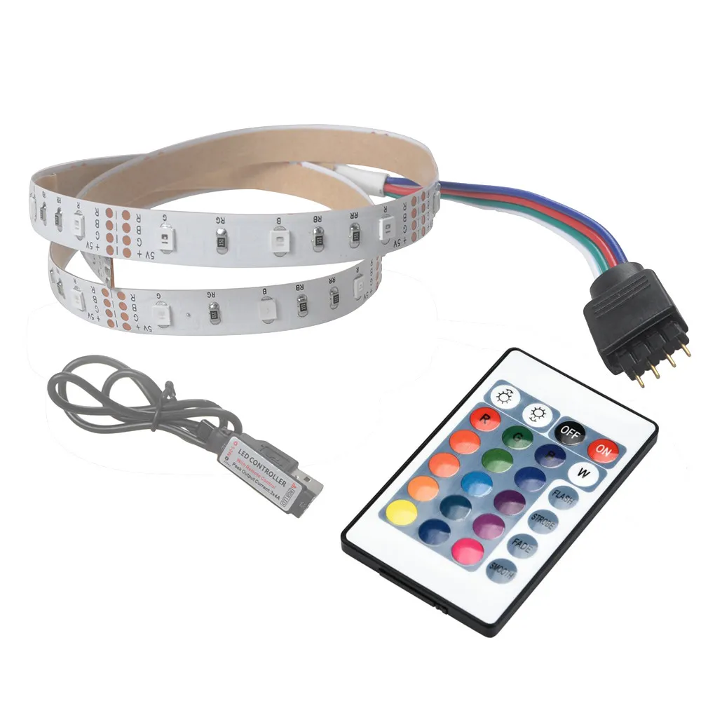 Светодиодная лента SMD2835 с USB 50/100/200 см пультом ДУ | Освещение