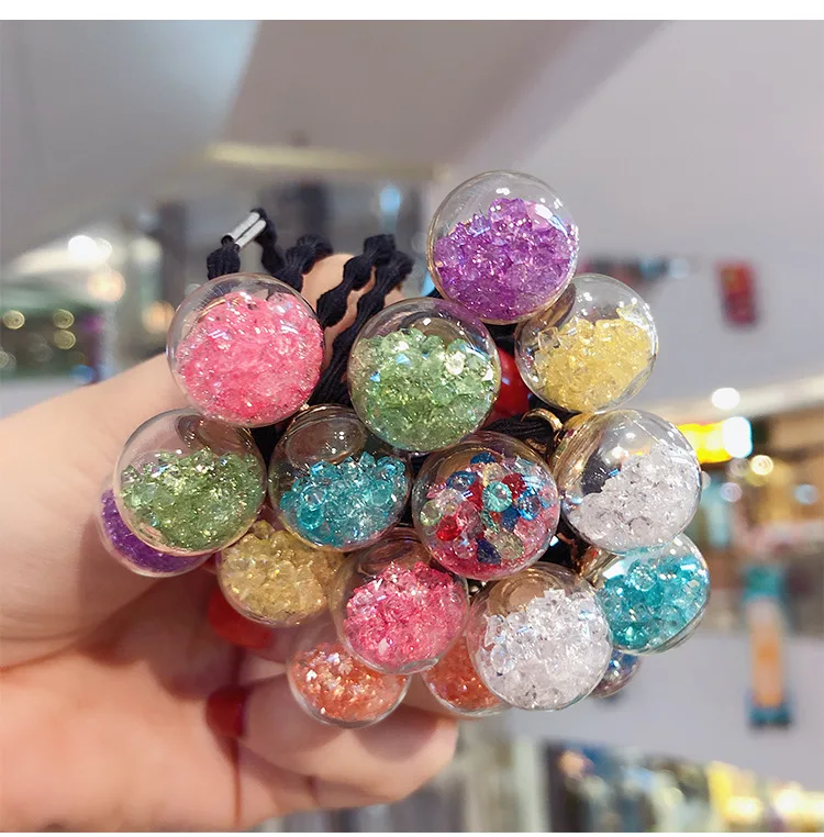 16 шт./компл. 3 см ярких цветов Детские аксессуары для волос с украшением в виде