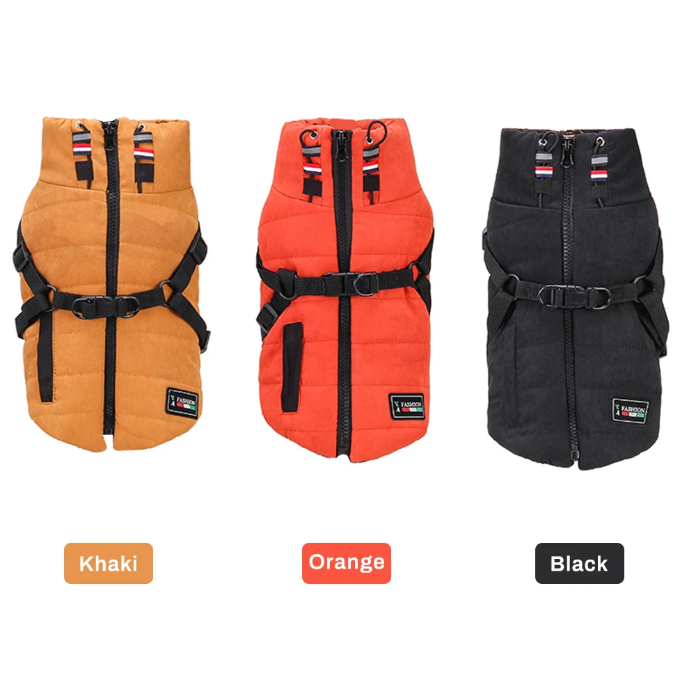 Зимняя одежда для собак теплая куртка маленьких и средних чихуахуа жилет