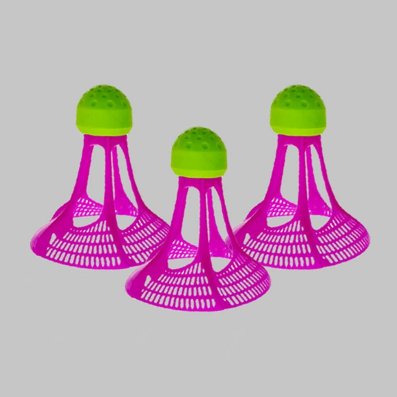 Windproof Badminton Outdoor Plastic Ball Nylon Shuttlecock Stable Resistance Sport Training Balls | Спорт и развлечения