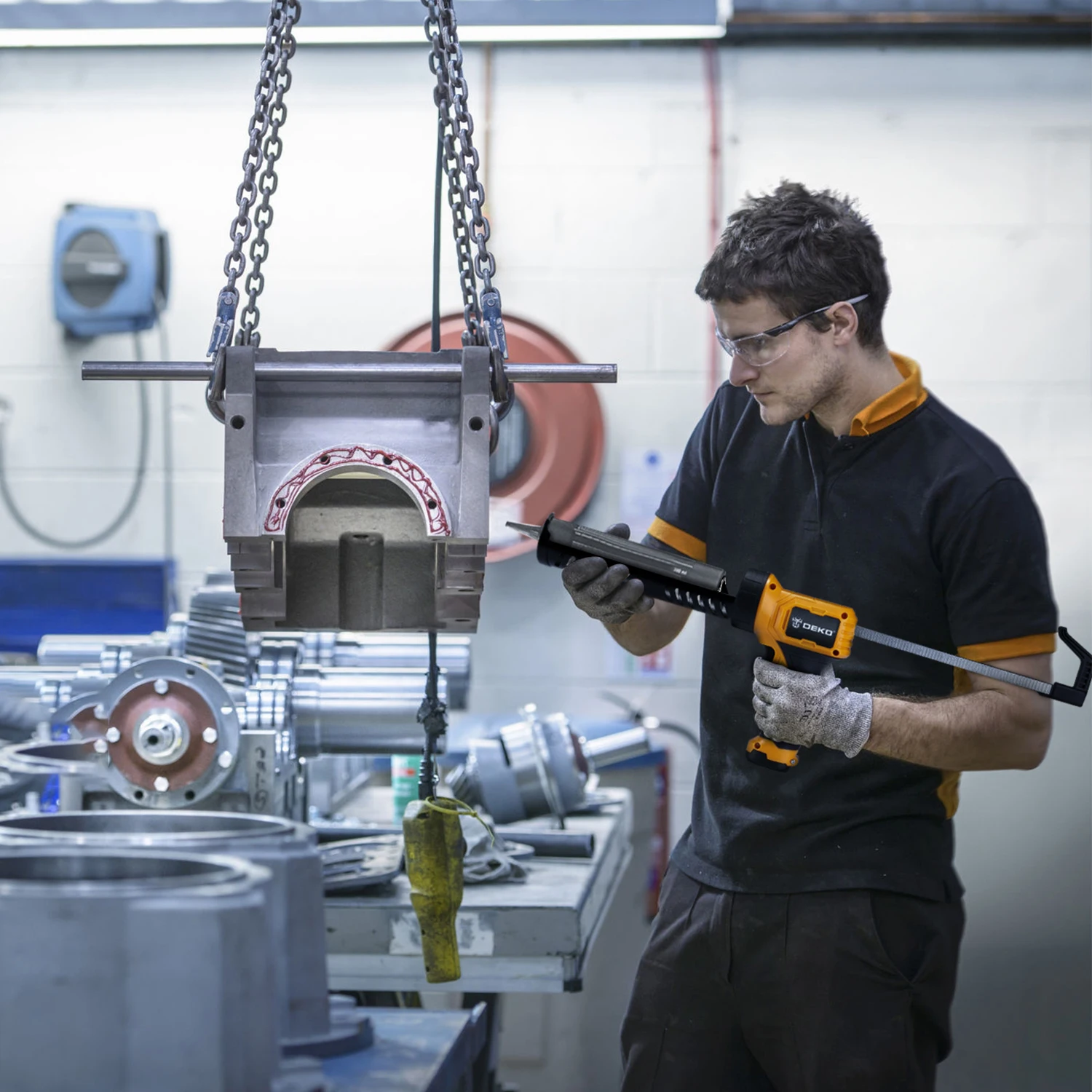 Автоматический Электрический клеевой пистолет DEKO Многофункциональный