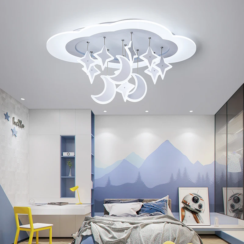 Детский Светильник для спальни и мальчика простой современный светильник