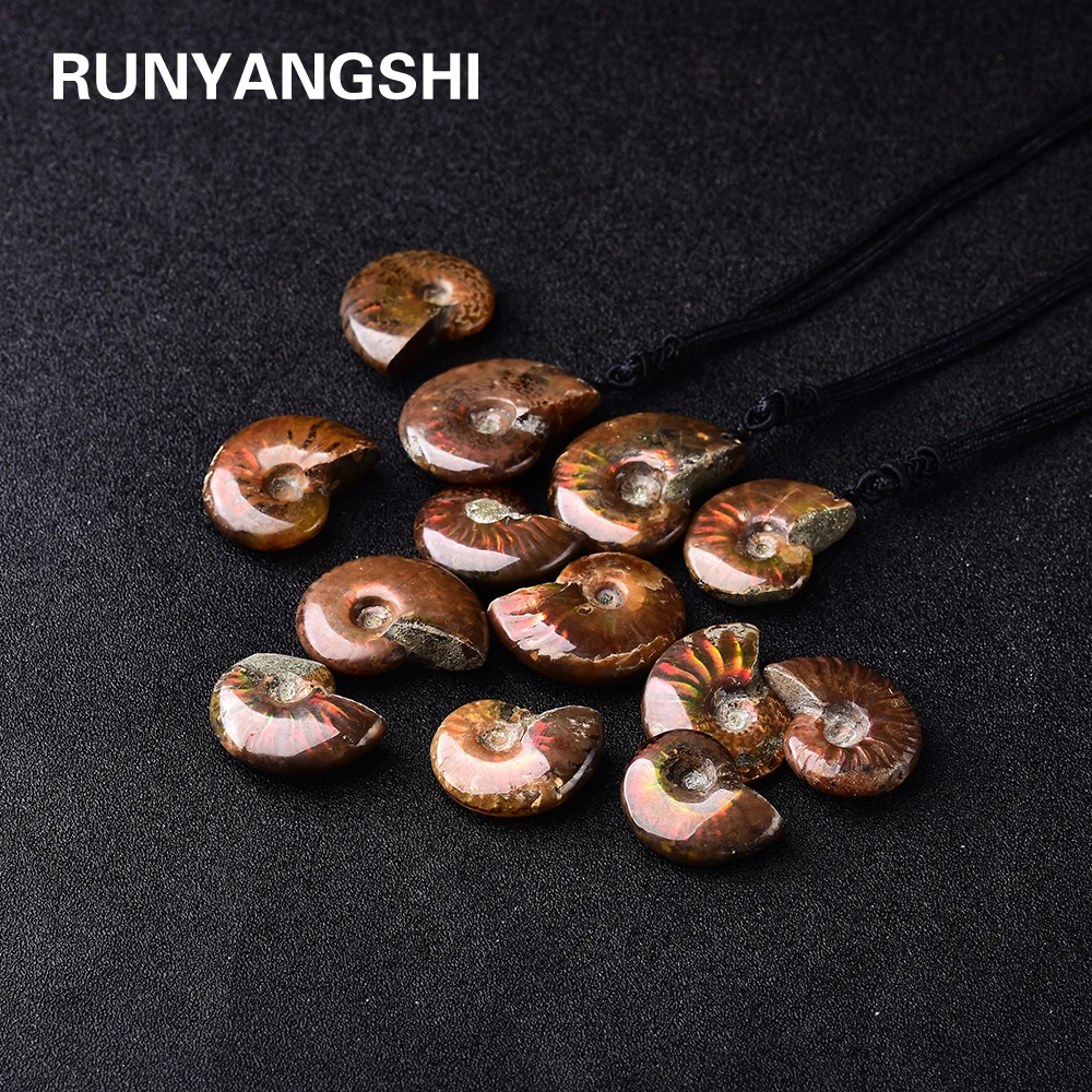 Кулон в виде пятнистого окуня кулон улитки удача улитка натуральный Радужный