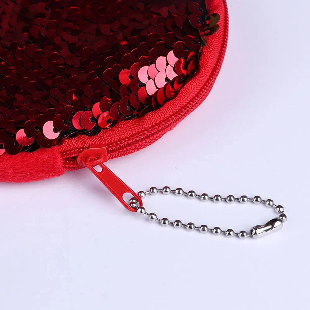 Блестящий Круглый кошелек с рамкой Женский маленький унисекс модный для девочек