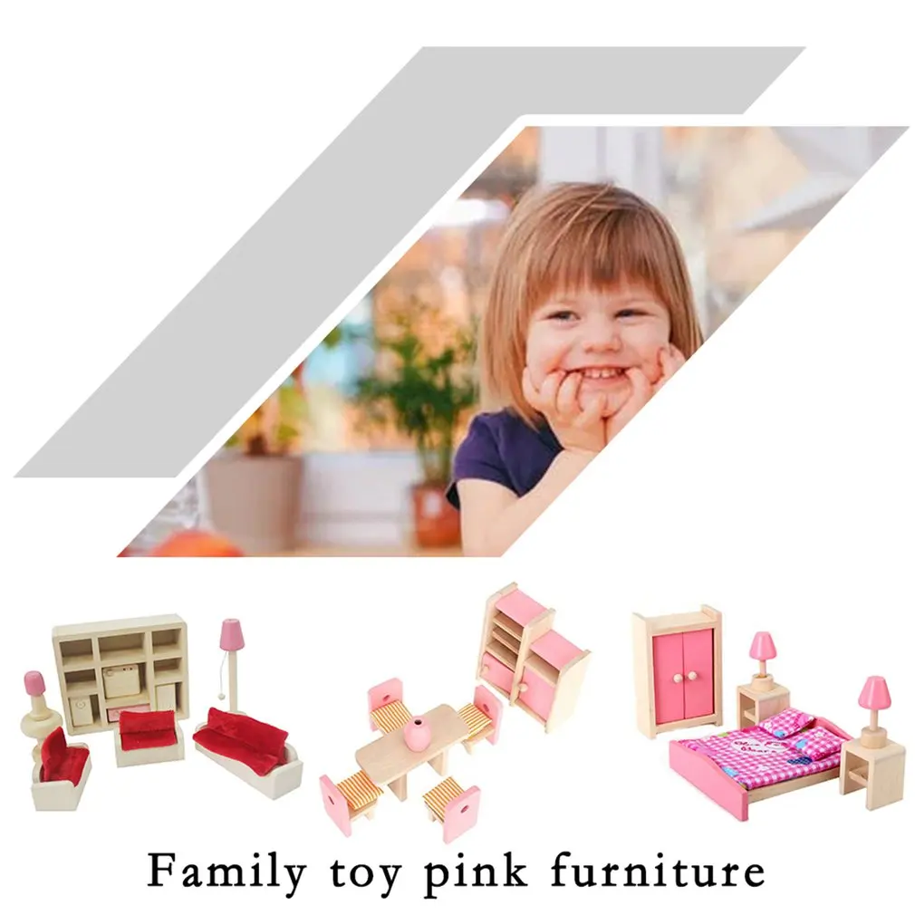 Деревянная миниатюрная мебель для кукольного домика сделай сам деревянный