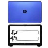 new for hp 250 255 256 g4 15 ac 15 ay 15 af 15 ba laptop lcd back coverfront bezellcd hinges top back case shell blue