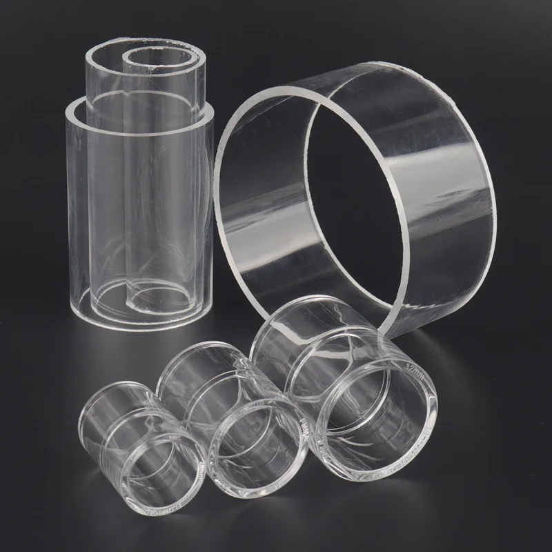 Прозрачный акриловый соединитель для водопроводных труб прямая муфта аквариума