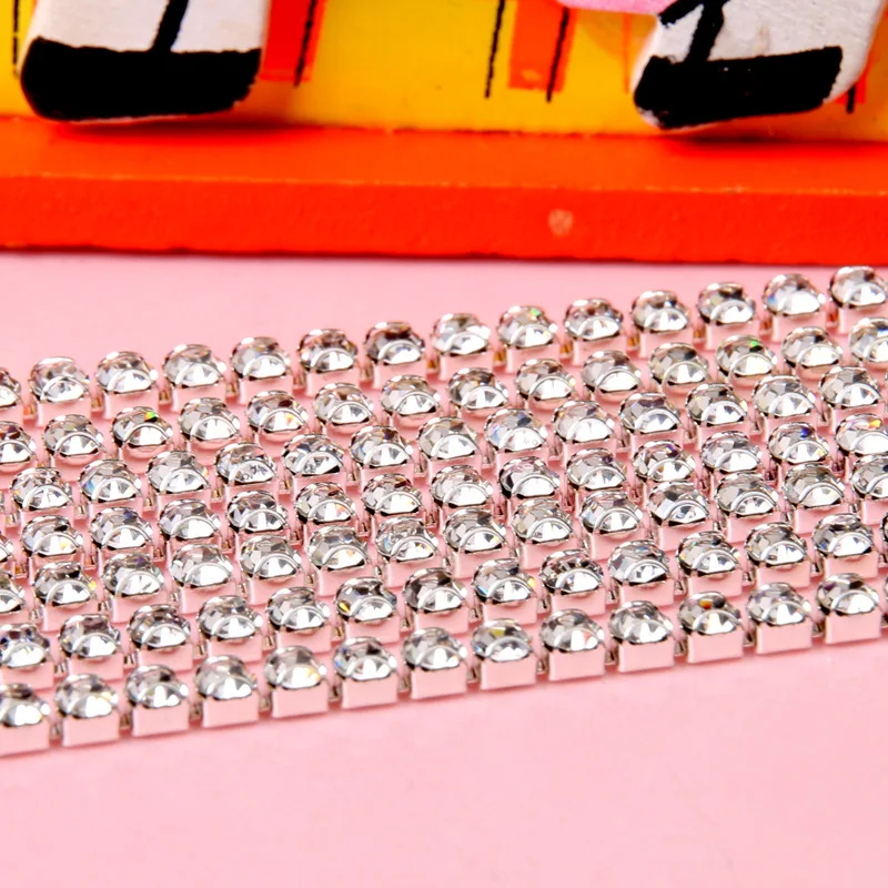 Металлическая цепочка с разноцветным основанием интенсивная цепь D claw плотная