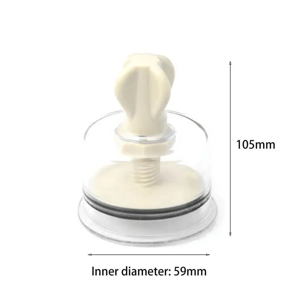 Inner diameter 5.9cm Присоска для сосков, массажные вакуумные банки, Фетиш пластик, увеличитель, присоска для увеличения груди, массажер для тела, чашки - Цвет: Inner diameter 5.9cm