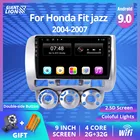 2 Din Android 9,0 автомобильное радио для HONDA JAZZ City 2004 2005 2006 2007 автомобильный мультимедийный видео плеер 2DIN автомобильный DVD плеер