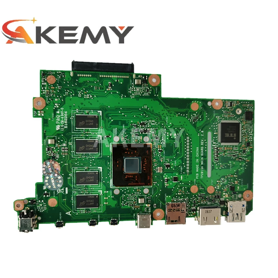 

TP201SA Laptop motherboard for ASUS TP201SA original mainboard 4GB-RAM N3710-CPU