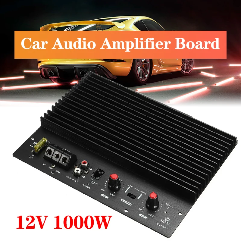 

12V 1000W подойдет как для повседневной носки, так автомобильный аудио Мощность усилитель доска одноканальный мост автомобиля Мощность усилит...
