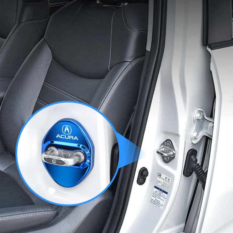 4Pcs Car Door Lock Rust Protection Cover Accessories For Acura CSX RL TLX TL RLX MDX RDX RSX NSX ILX ZDX TSX INTEGRA CDX | Автомобили и