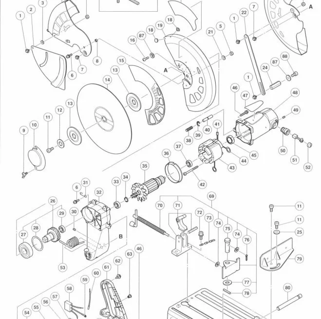Сменный механизм для резака Hitachi 220-240 В CC14SF | Инструменты