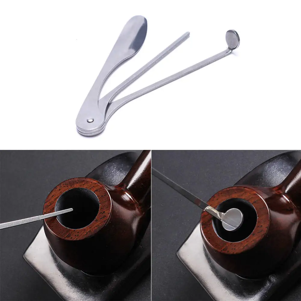 3 в 1 сопло пылесоса вскрытия трубка для курения табака Нержавеющая сталь