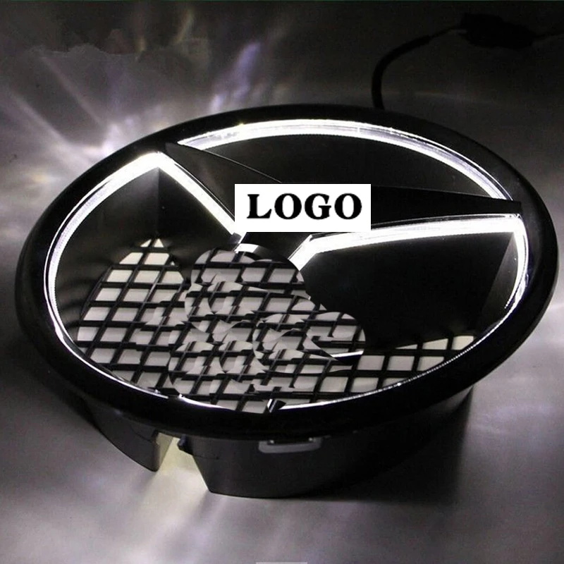 Car Grill Emblem with LED Light for Mercedes Benz E/A/B/ML/GL/CLA/CLS/R/C/GLA/SLK/GLK Class Viano Replace Insignia Badge |