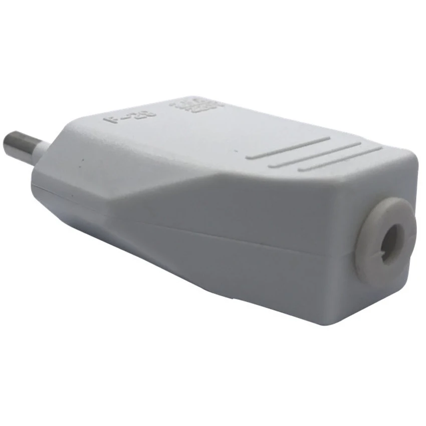 Высокое качество 2.5A 250 В 2 булавки съемный АБС пластик Европейский стандарт