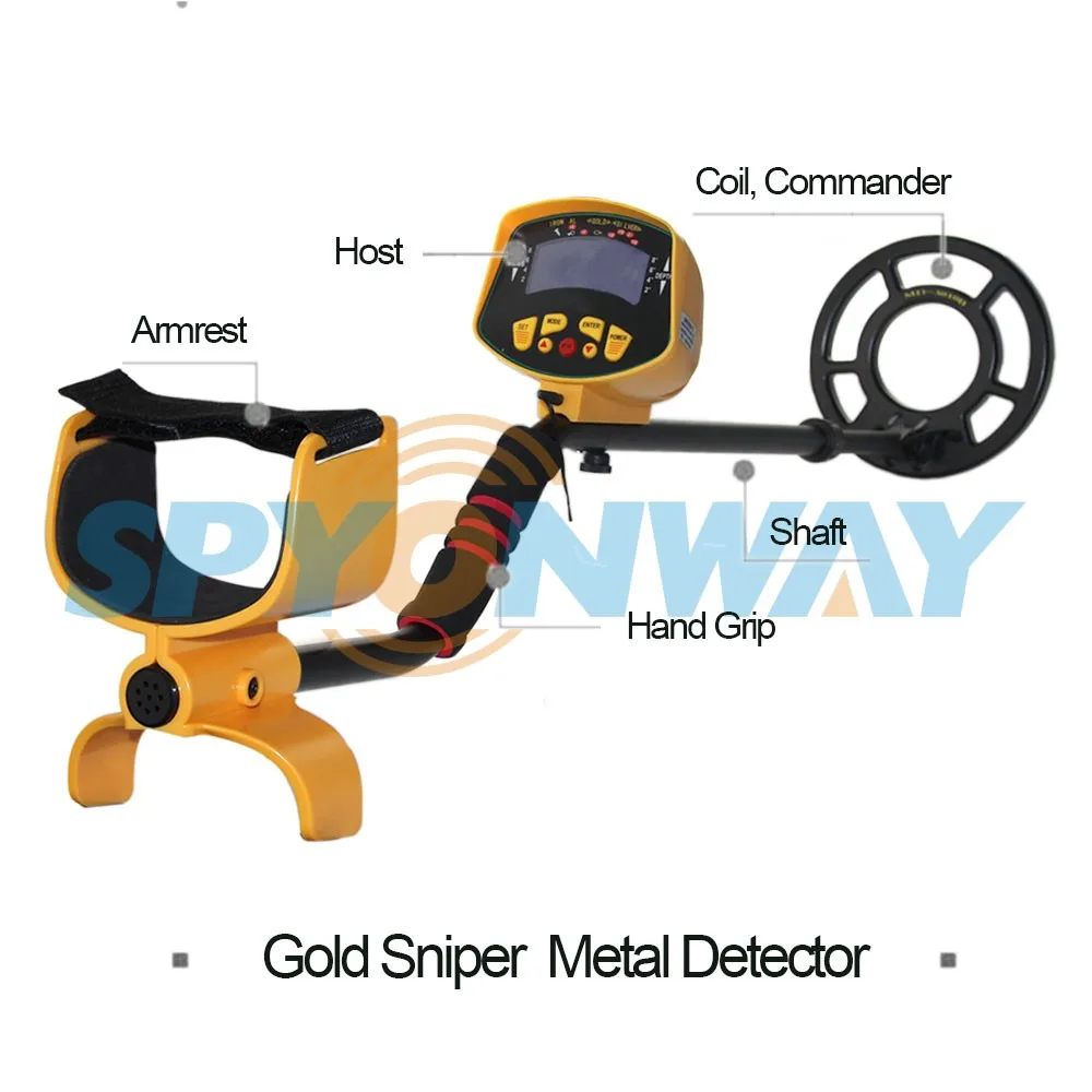 

Portable MD-3010 II LCD Ground Deep Searching Metal Detector With Sound, Iight And Easy Adjustable Device