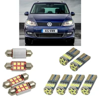 interior led car lights for volkswagen sharan 7n1 7n2 car accessories license plate light 14pc
