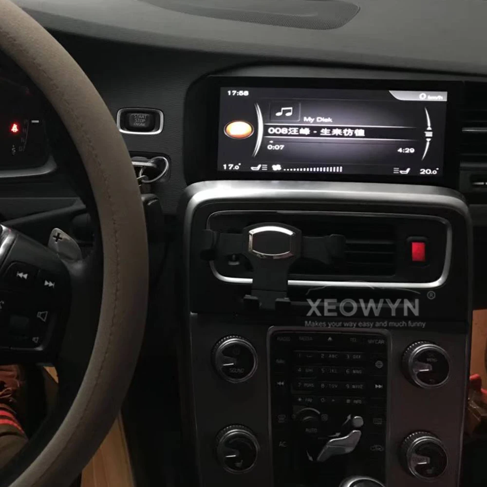 Автомагнитола RAM4G 8 дюйма Android 9 0 PX6 для Volvo S60 V60 xc60 2011-2015 GPS поддержка уведомления о
