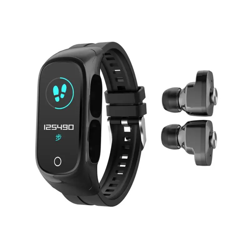 

N8 Wireless Bluetooth Headset 0.96 Inch Smart Watch Men Women Blood Pressure Sleep Monitor Sports Smartwatch